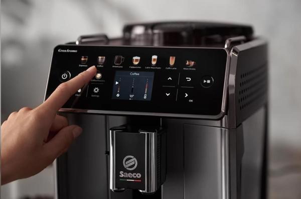 Saeco GranAroma SM6582/10 automatický kávovar, 1500 W, vestavěný mlýnek, 15 barů, dotykový displej, 6 profilů4