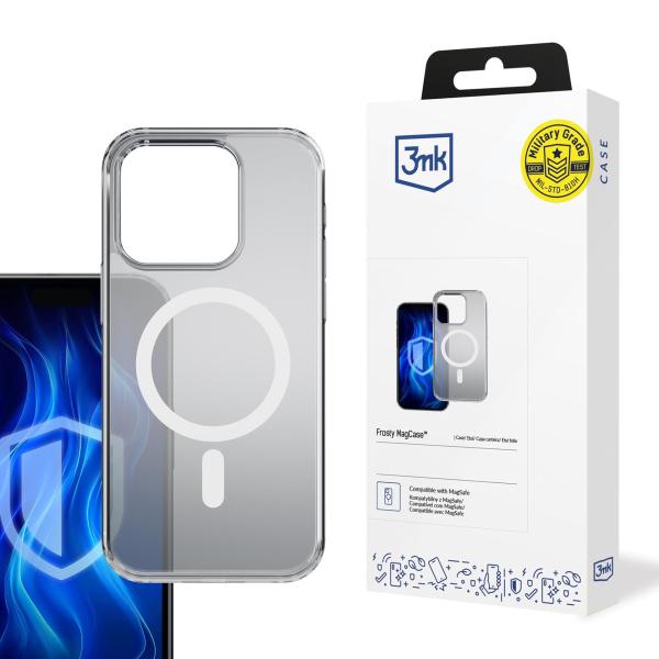 3mk ochranný kryt Frosty MagCase White pro Apple iPhone 16 Pro Max