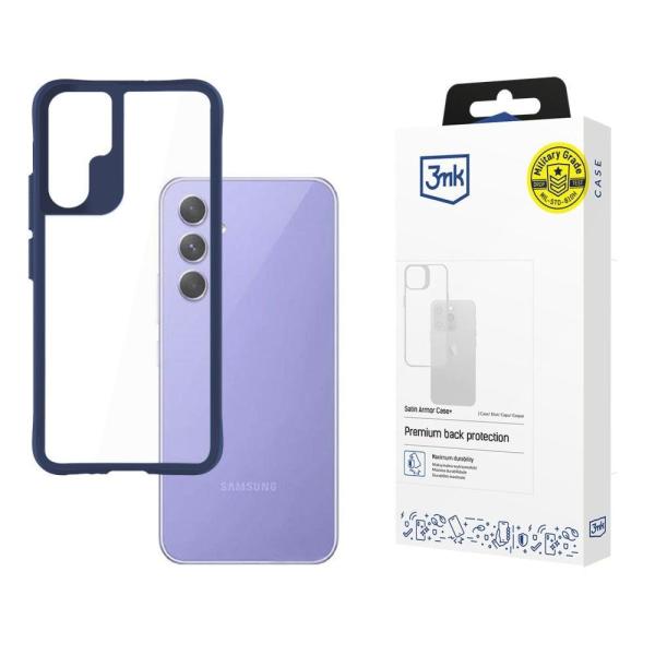 3mk ochranný kryt Satin Armor Case+ Blue pro Samsung Galaxy A54 5G