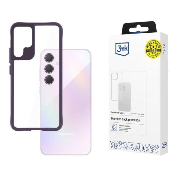3mk ochranný kryt Satin Armor Case+ Purple pro Samsung Galaxy A35 5G