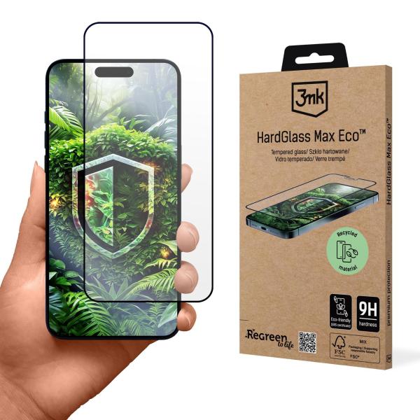 3mk tvrzené sklo HardGlass Max Eco pro Apple iPhone 16 Pro