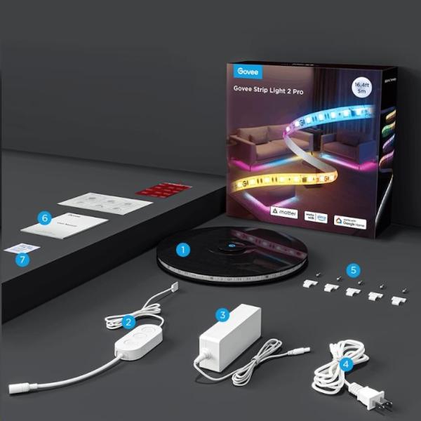 Govee Strip Light 2 Pro prodlužovací pásek 1m4