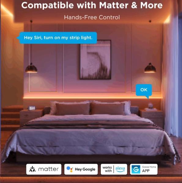 Govee Ultra Bright RGBICW Pro 3m pásek Matter8