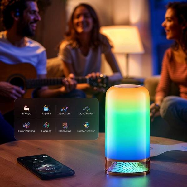 Govee Table Lamp 2 RGBW Stolní lampa Matter5
