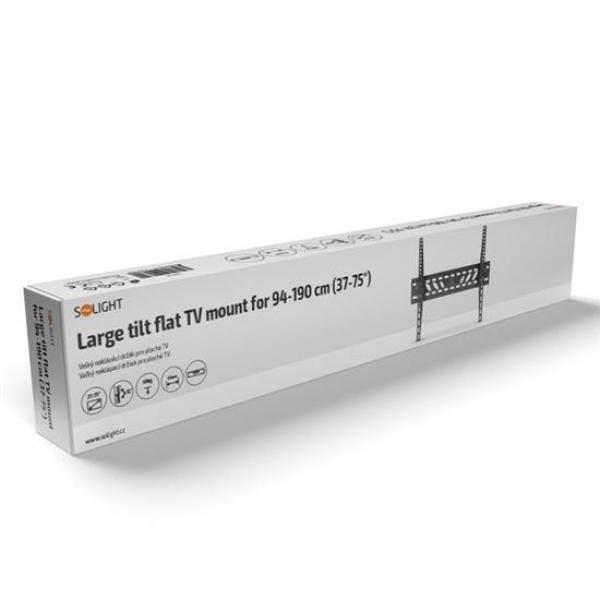 Solight velký naklápěcí držák pro ploché TV,  94cm - 190cm (37"" - 75"")2