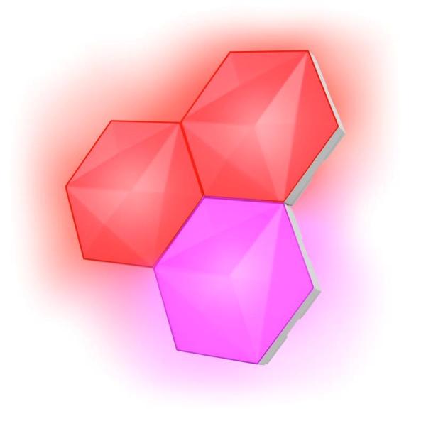 TRUST Světelné panely GXT 903 VYBZ,  Hexagonální,  RGB,  rozšiřující sada,  3ks