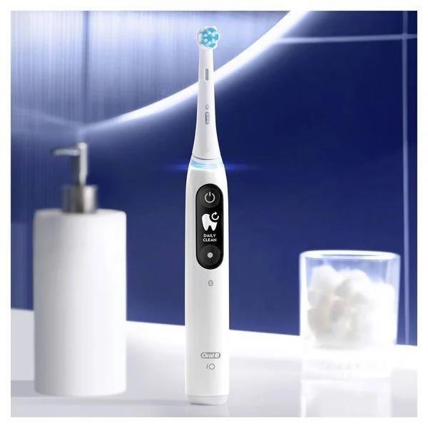 Oral-B iO Series 6s elektrický zubní kartáček, časovač, tlakový senzor, 5 programů, aplikace Oral-B, bílá1