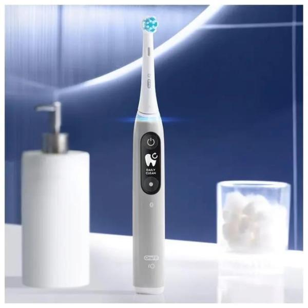 Oral-B iO Series 6s elektrický zubní kartáček,  časovač,  tlakový senzor,  5 programů,  aplikace Oral-B,  šedá3