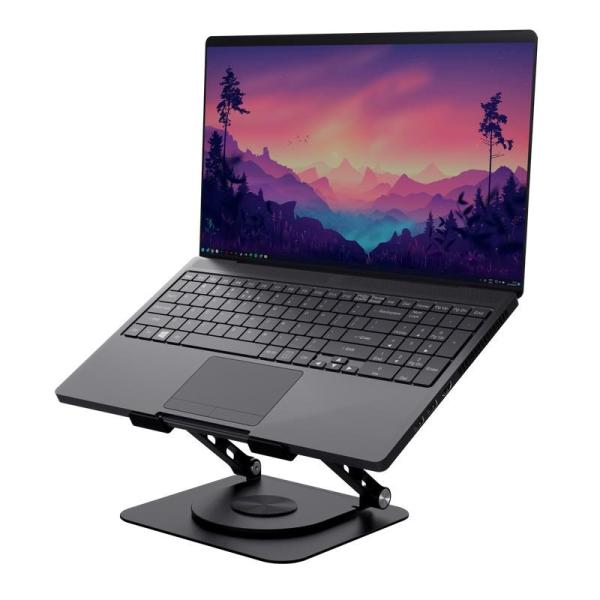 TRUST Stojan na notebook Zeff,  skládací,  až 16",  šedá