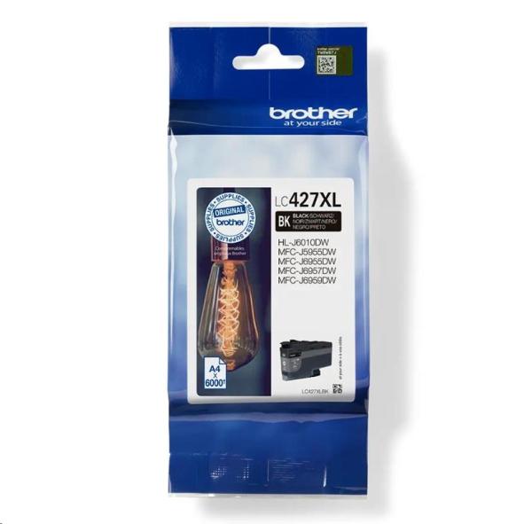 BROTHER INK LC-427XLBK - cca 6000 stran,  pro MFC-5955 6955 6957 6959 J6010