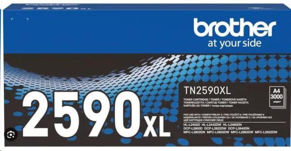 BROTHER Toner TN-2590XL Standardní toner 3000 stran pro L2622, L2922