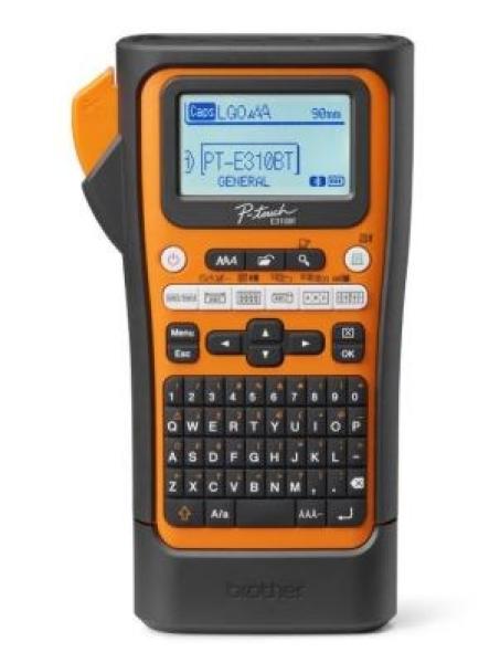 BROTHER tiskárna štítků PT-E310BTVP - 18mm,  pásky,  mobilní,  s pouzdrem,  Tiskárna Štítků pro průmysl a elekt - popisovač