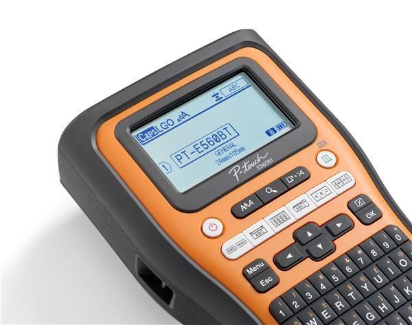BROTHER tiskárna štítků PT-E560BTVP - 12, 24mm,  pásky,  mobilní,  s pouzdrem,  Tiskárna Štítků pro průmysl a elekt1