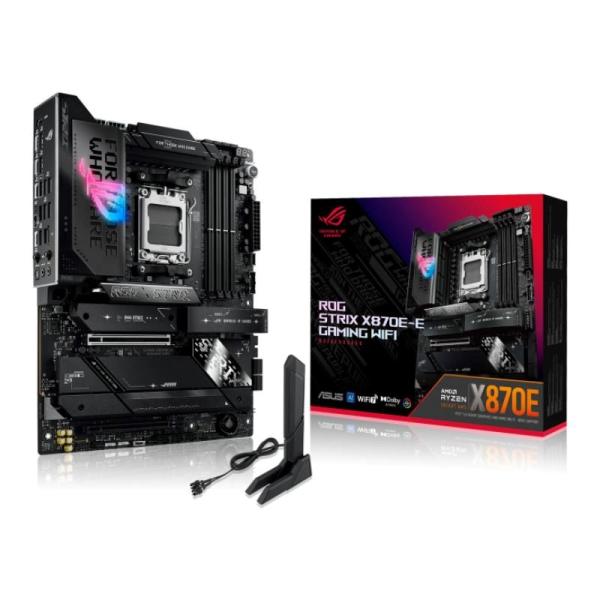 ASUS MB Sc AM5 ROG STRIX X870E-E GAMING WIFI,  AMD X870,  4xDDR5,  1xHDMI,  2xUSB4,  WiFi