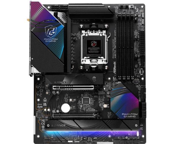 ASRock MB Sc AM5 X870 RIPTIDE WIFI, AMD X870, 4xDDR5, 1xHDMI, 2xUSB4, WI-FI4