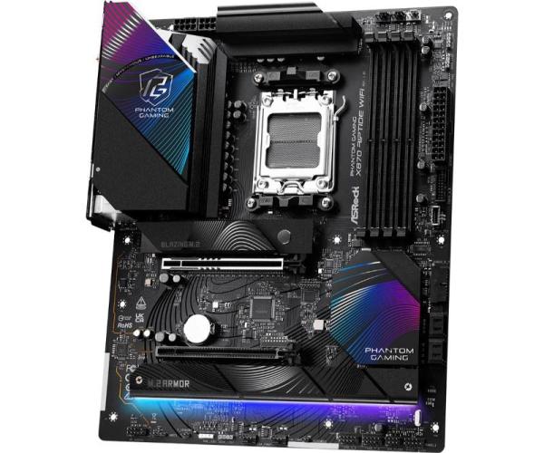 ASRock MB Sc AM5 X870 RIPTIDE WIFI, AMD X870, 4xDDR5, 1xHDMI, 2xUSB4, WI-FI1