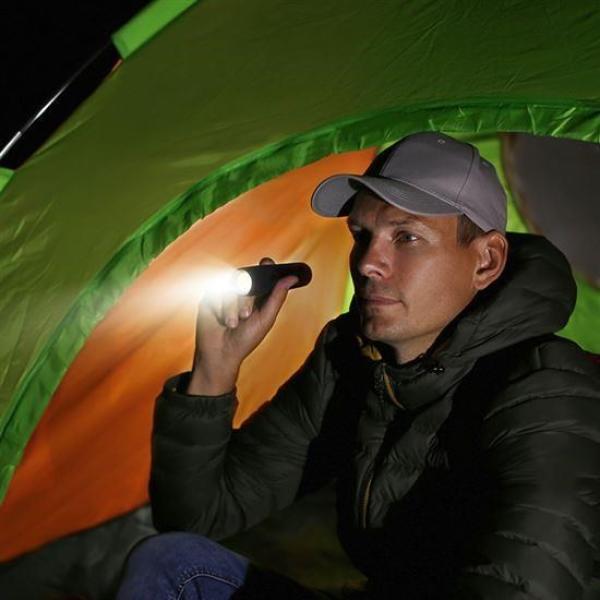 Solight LED nabíjecí kapesní svítilna,  120lm,  Li-Ion,  USB,  hliník,  černá3