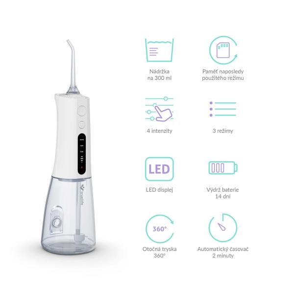 TrueLife AquaFloss Compact L100 - ústní sprcha2