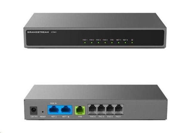 Grandstream HT841 FXO brána,  4xFXO,  1xFXS