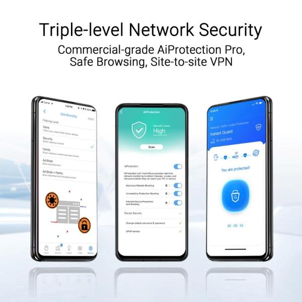 ASUS ZenWifi BT8 1-pack, WiFi7 Extendable Router, AiMesh, 1x WAN, 3x LAN, 1x 3.08