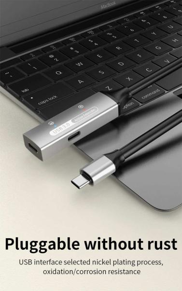 PREMIUMCORD USB-C repeater a prodlužovací kabel Male-Female,  5Gbps Aluminium 10m3