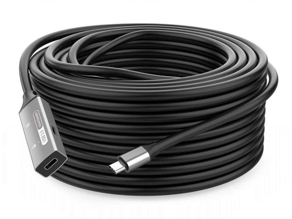 PREMIUMCORD USB-C repeater a prodlužovací kabel Male-Female,  5Gbps Aluminium 10m6