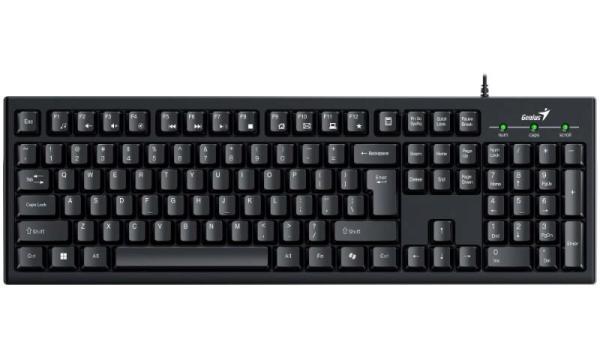 GENIUS set klávesnice+myš KM-100SE/  Drátový set/  Copilot/  USB/  černá/  CZ+SK layout1