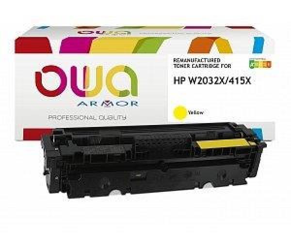 OWA Armor toner pro HP CLJ Pro MFP M450 yellow,  level man.,  6.000 str.,  komp.s W2032X