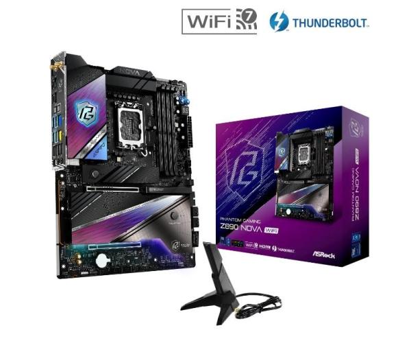 ASRock MB Sc LGA1851 Z890 NOVA WIFI,  Intel Z890,  4xDDR5,  1xDP,  1xHDMI,  2xThunderbolt,  WI-FI