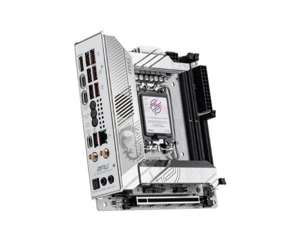 MSI MB Sc LGA1851 MPG Z890I EDGE TI WIFI,  Intel Z890,  4xDDR5,  1xHDMI,  2xUSB4,  WI-FI,  m-ITX3