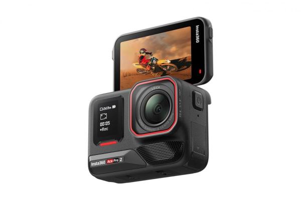 Insta360 Ace Pro 2 akční kamera,  snímač 1/ 1, 3",  optika Leica,  dotykový 2, 5" displej,  8K při 30 FPS,  6osá stabilizace