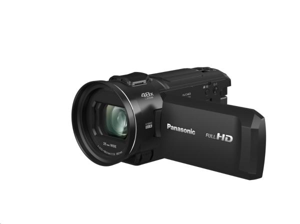 Panasonic HC-V900 (F-HD,  24x zoom F1.8,  29mm wide,  3.0 touch LCD,  OIS)