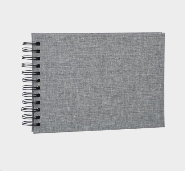 Focus Base Line Canvas Wire-O 23x17 Grey w. black sheets
