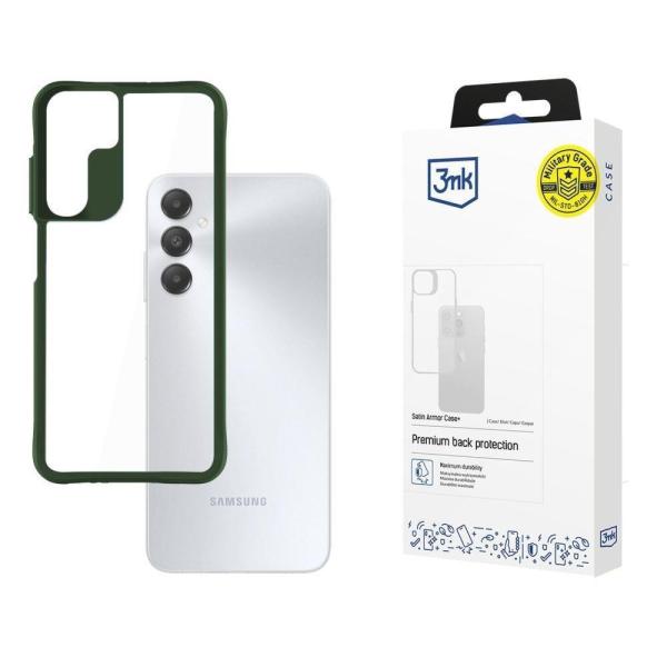 3mk ochranný kryt Satin Armor Case+ Green pro Samsung Galaxy A54 5G