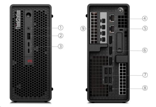 LENOVO PC ThinkStation/Workstation P3 Ultra SFF - i7-14700,16GB,512SSD,DP,THb,Intel UHD 770,W11P,3Y Onsite4