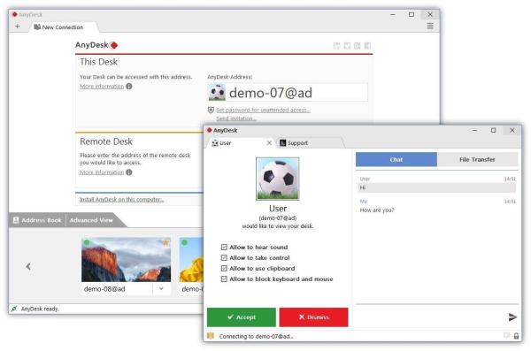 AnyDesk Advanced addon Namespace,  3 roky nová licence2