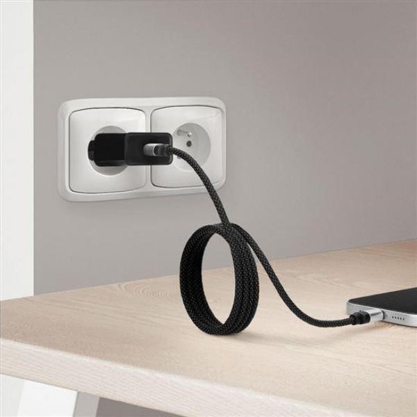 Solight magnetický USB-C 3.1 kabel, USB-C konektor - USB-C konektor, 1m4