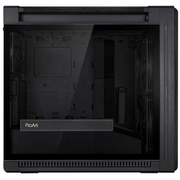 ASUS case PROART PA602 WOOD TG PWM BLACK,  Mid Tower,  průhledná bočnice,  černá3