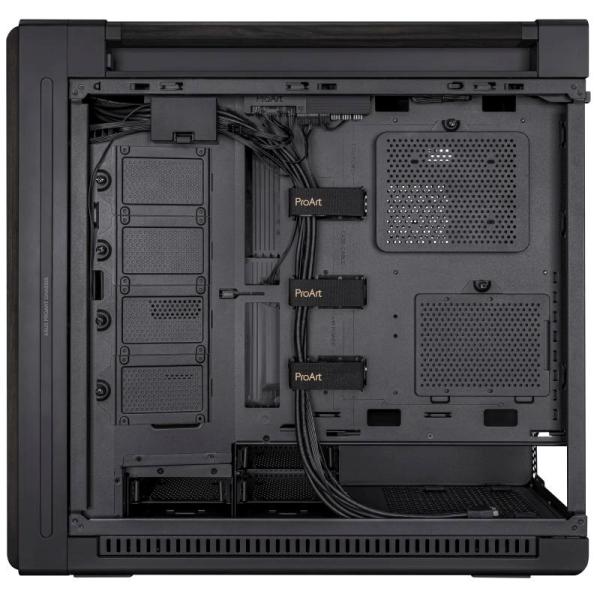 ASUS case PROART PA602 WOOD TG PWM BLACK,  Mid Tower,  průhledná bočnice,  černá10