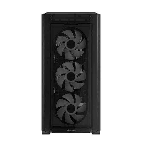 ASUS case A23 PLUS TG ARGB,  Mini Tower,  průhledná bočnice,  4x120mm ARGB Fan,  černá2