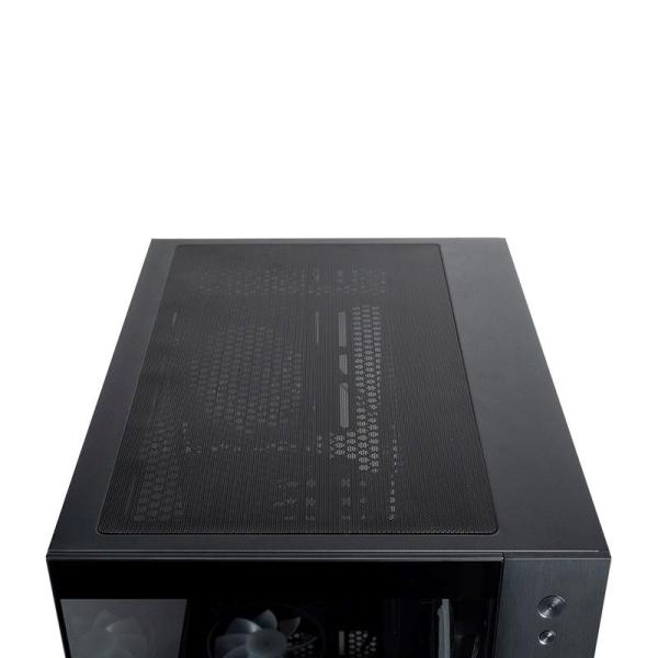 CHIEFTEC skříň VISIO,  ATX,  1x USB-C 3.2,  2x USB 3.0,  6x 120mm ARGB Fan,  černá2