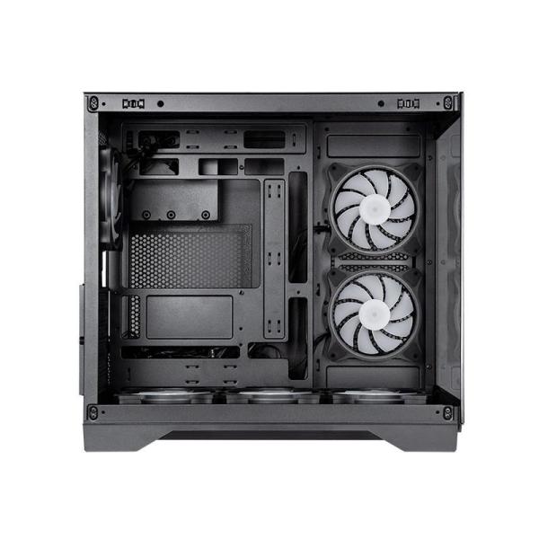 CHIEFTEC skříň VISIO,  ATX,  1x USB-C 3.2,  2x USB 3.0,  6x 120mm ARGB Fan,  černá3