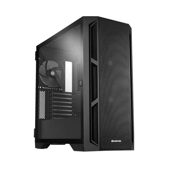 CHIEFTEC skříň APEX AIR,  E-ATX,  1x USB-C 3.2,  2x USB 3.0,  3x 140mm Fan,  černá