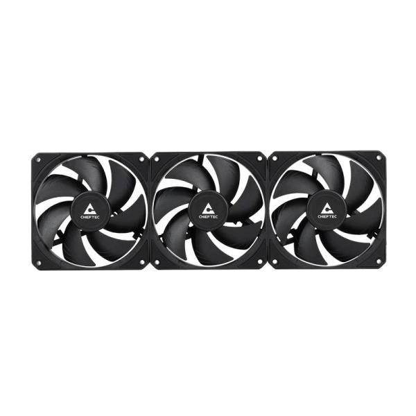 CHIEFTEC vodní chlazení CPU Iceberg 360 Dark,  3x120mm,  ARGB vodní blok,  LGA1851,  AM5,  černá3