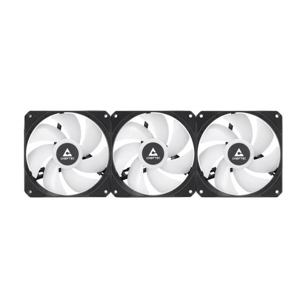 CHIEFTEC vodní chlazení CPU Iceberg 360,  2x360mm ARGB,  ARGB vodní blok,  LGA1851,  AM5,  černá3