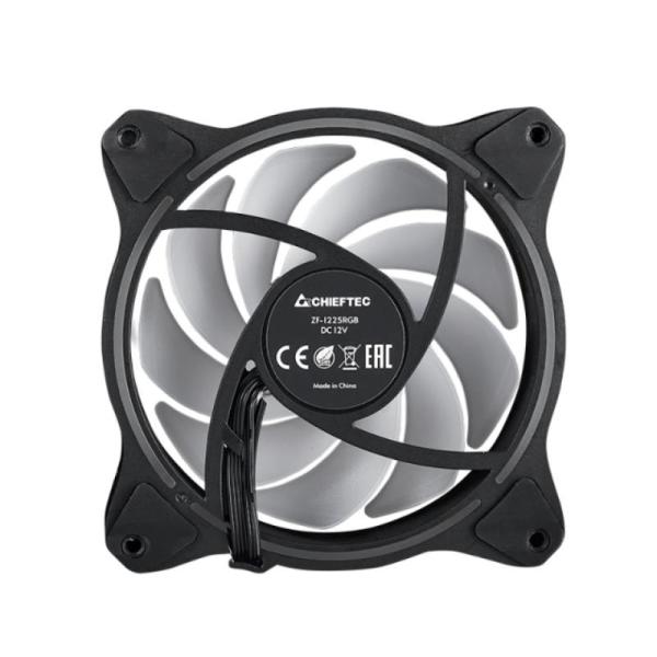 CHIEFTEC ventilátor ZF-1225RGB,  120mm,  PWM,  ARGB,  černá3