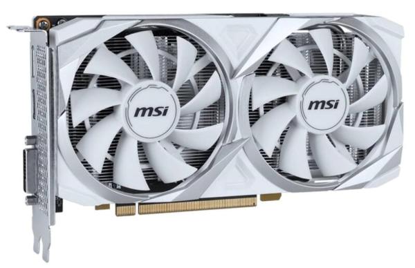 MSI VGA NVIDIA GeForce RTX 3050 VENTUS 2X XS WHITE 8G OC,  8G GDDR6,  1xDP,  1xHDMI,  1xDVI1