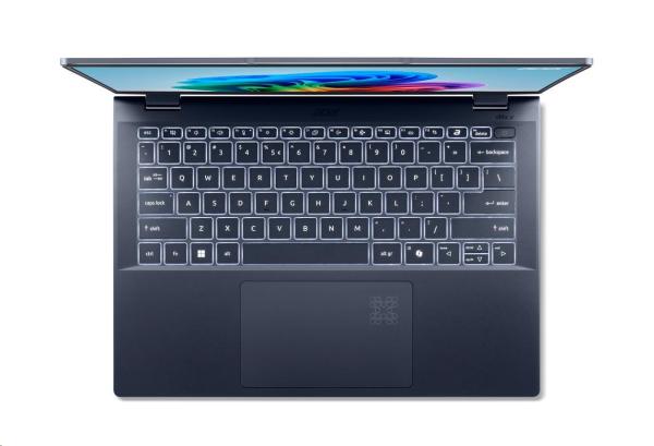 ACER NTB Swift 14 AI (SF14-51-514G), Core Ultra 5 226V, 14"WQ2.8K, 16GB, 1024GB SSD, Intel Arc, Win11H, Blue3