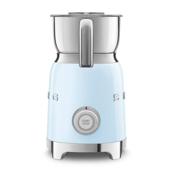 BAZAR - Smeg MFF11PBEU napěňovač mléka,  500 W,  600 ml,  horká čokoláda /  mléko,  lehká pěna,  pastelově modrý - opraveno2