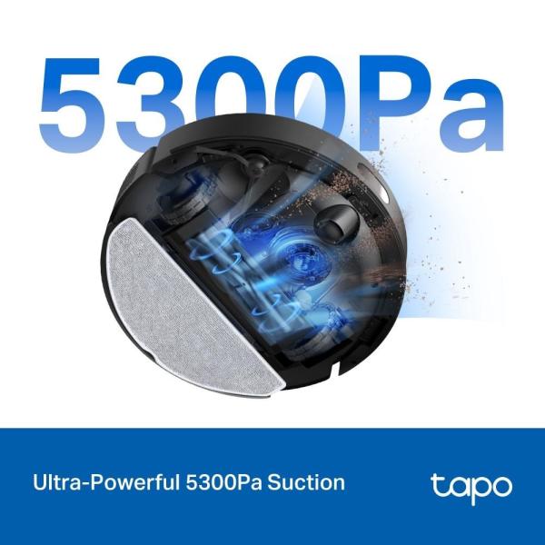 TP-Link Tapo RV30 Max robotický vysavač s mopem (LiDAR+IMU,  2, 4 GHz,  BT,  černý)3